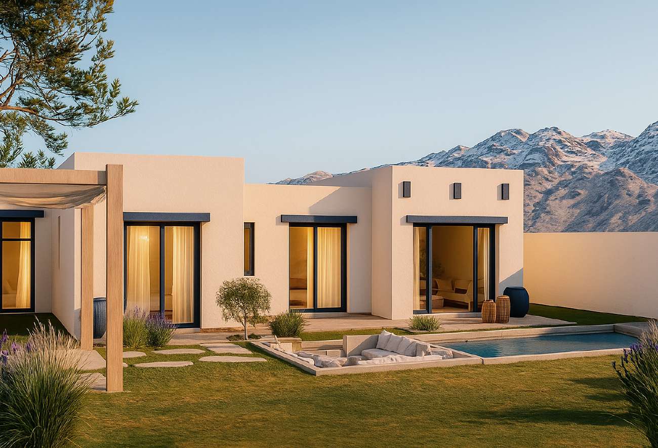 3-bedroom farmhouse exterior in Jebel Sifah, Oman