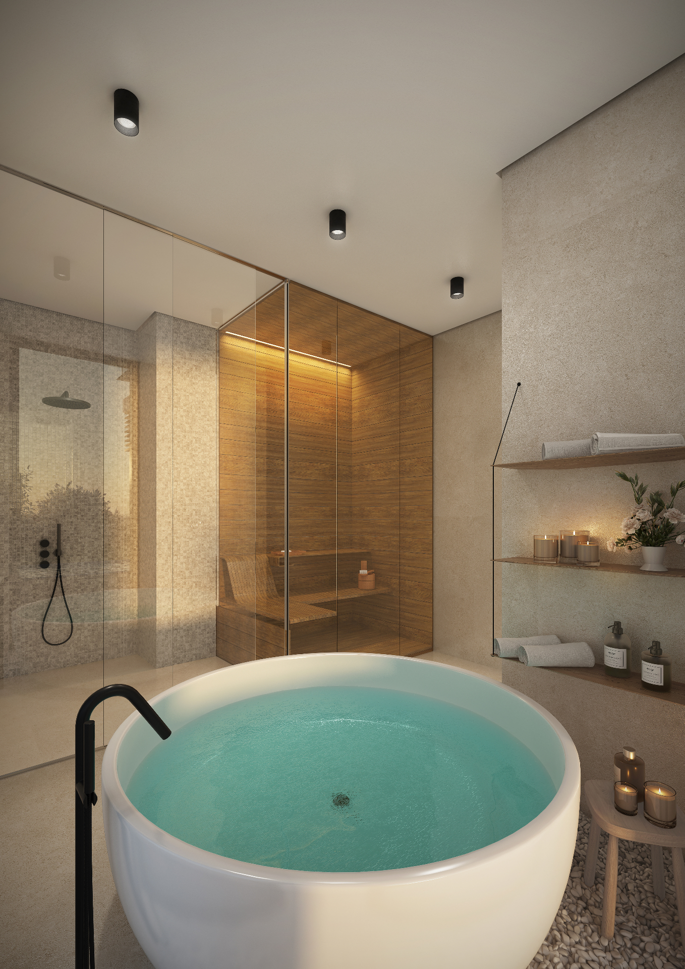 Raya Wellness Villa – jacuzzi and sauna