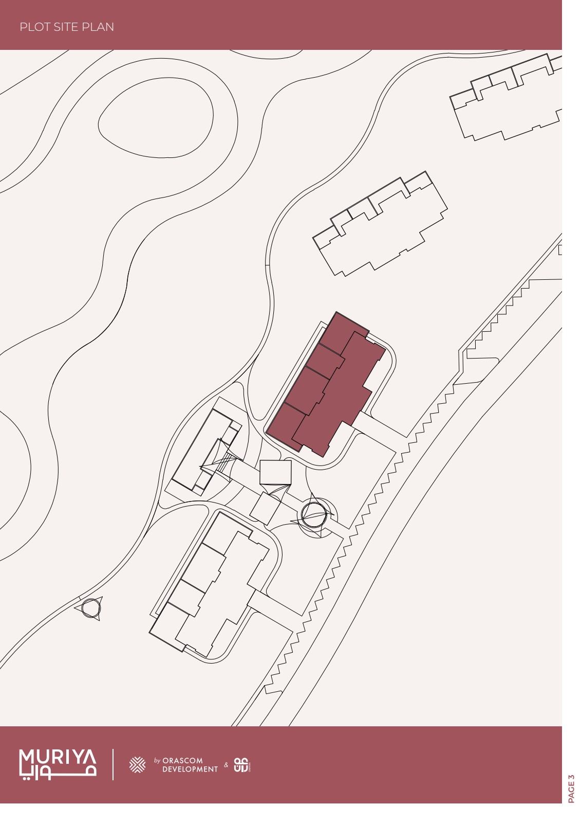 Site plan – 2-bedroom apartment Solaris, Jebel Sifah